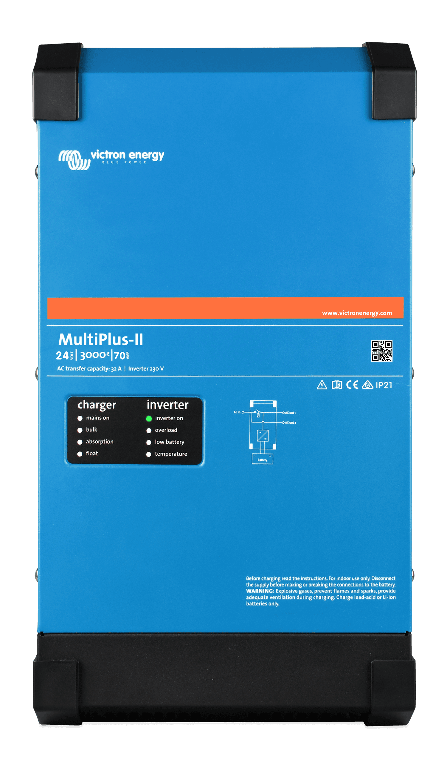 MultiPlus-II 24V 3kVA 230V (front) thumbnail