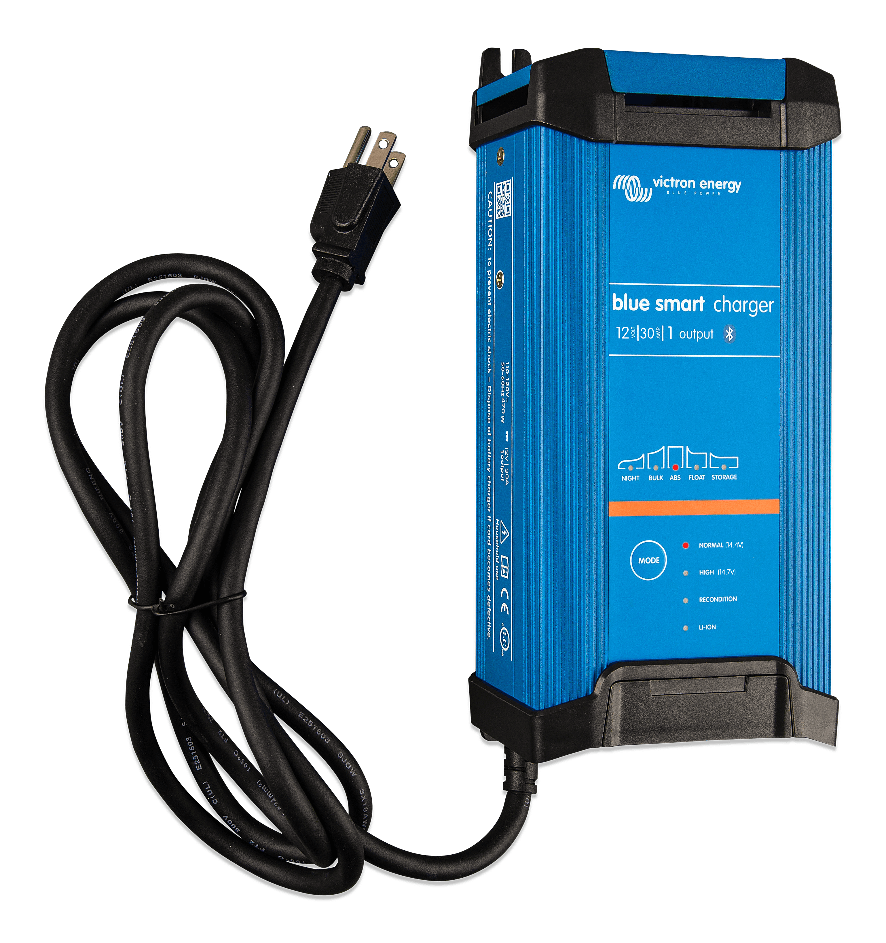 Blue Smart IP22 Charger 12V 30 (1) 120V (side) thumbnail