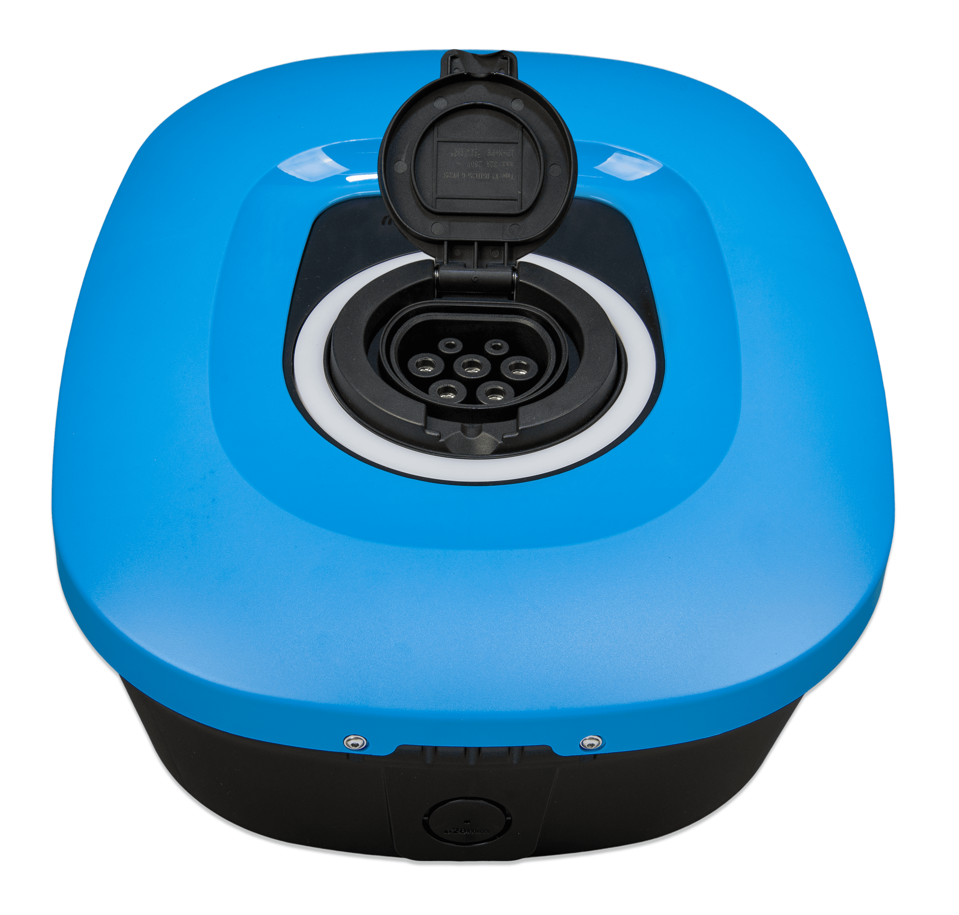 EV Charging station NS – Blue (front-angle-open) thumbnail